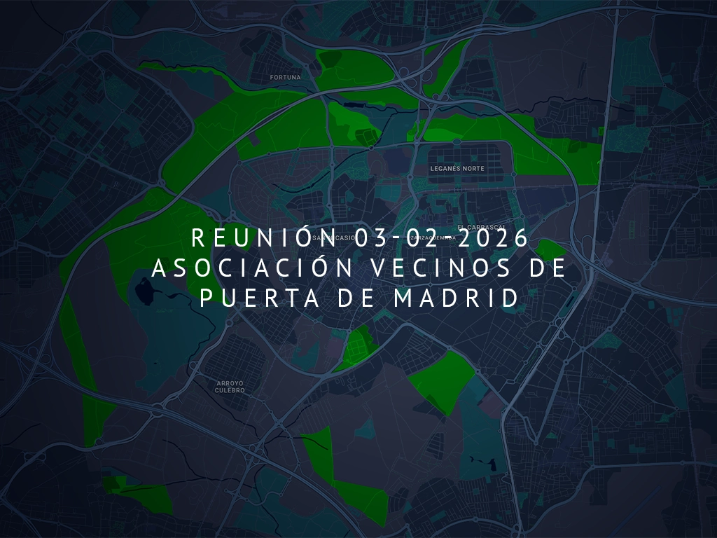 Resumen de la reunión de la Comisión de Vivienda de Puerta de Madrid en Leganés. Avances, cooperativas y propuestas para vivienda protegida.